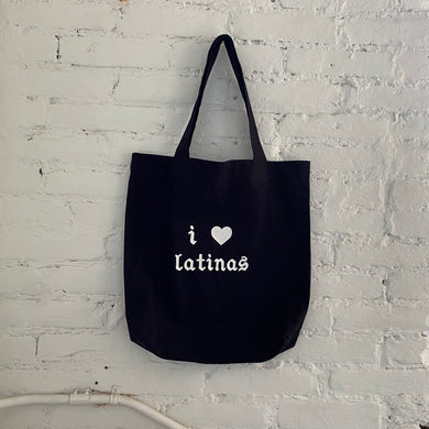 i love latinas (tote)